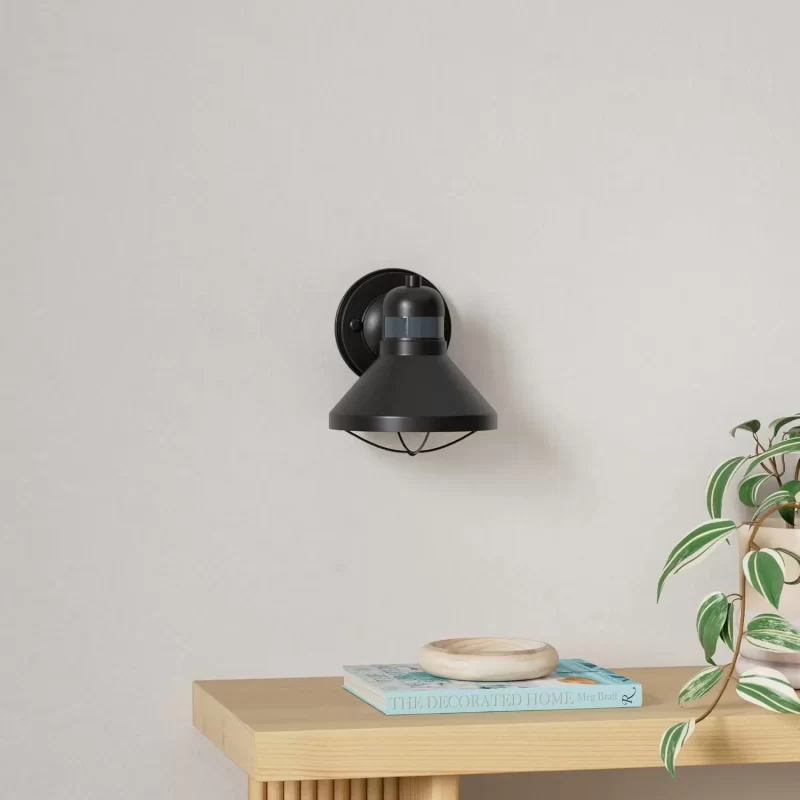 B06048LG  Motion Sensor Outdoor LED Porch Wall Light Fixtures Dusk to Dawn Exterior Barn Wall Lantern Black Farmhouse Sconce Lighting Wall Mount Lamp for Garage Patio Balcony Doorway - Image 3